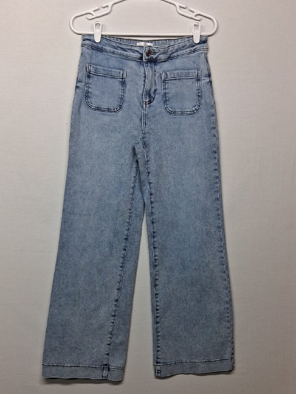LC Lauren Conrad Light Blue High-Rise Wide-Leg Jeans - Picture 5 of 9